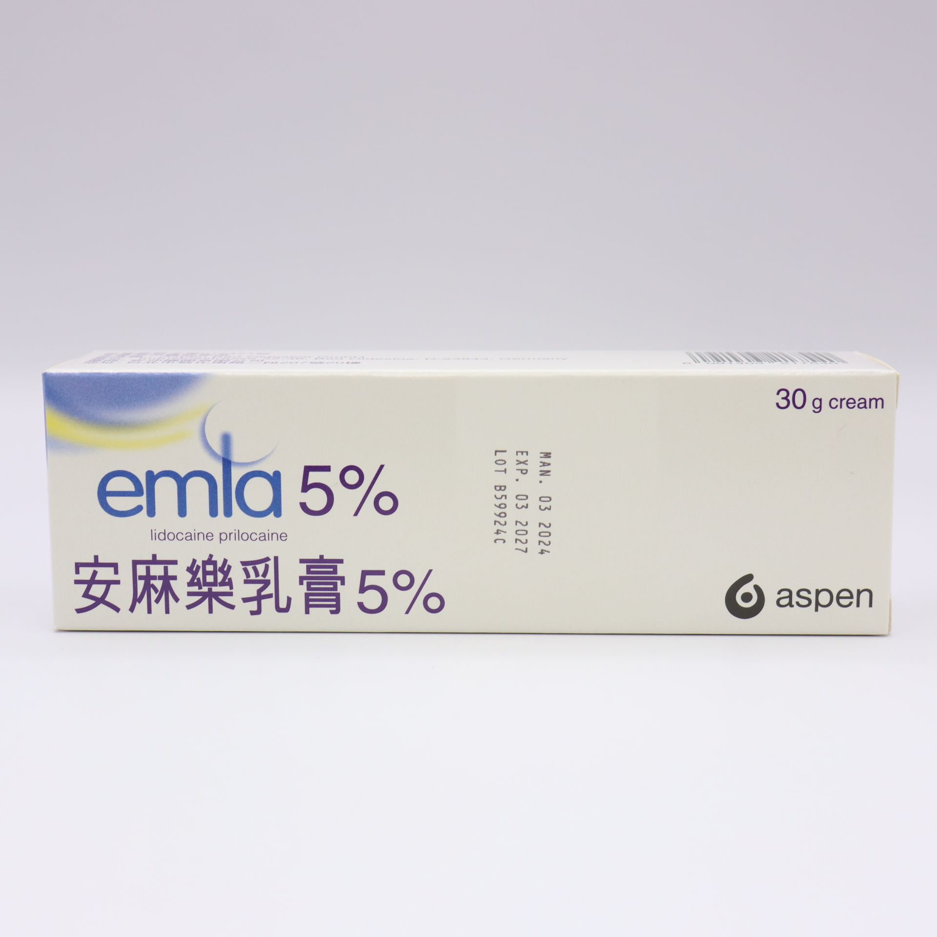 安麻樂乳膏5%-30g Emla/安沛