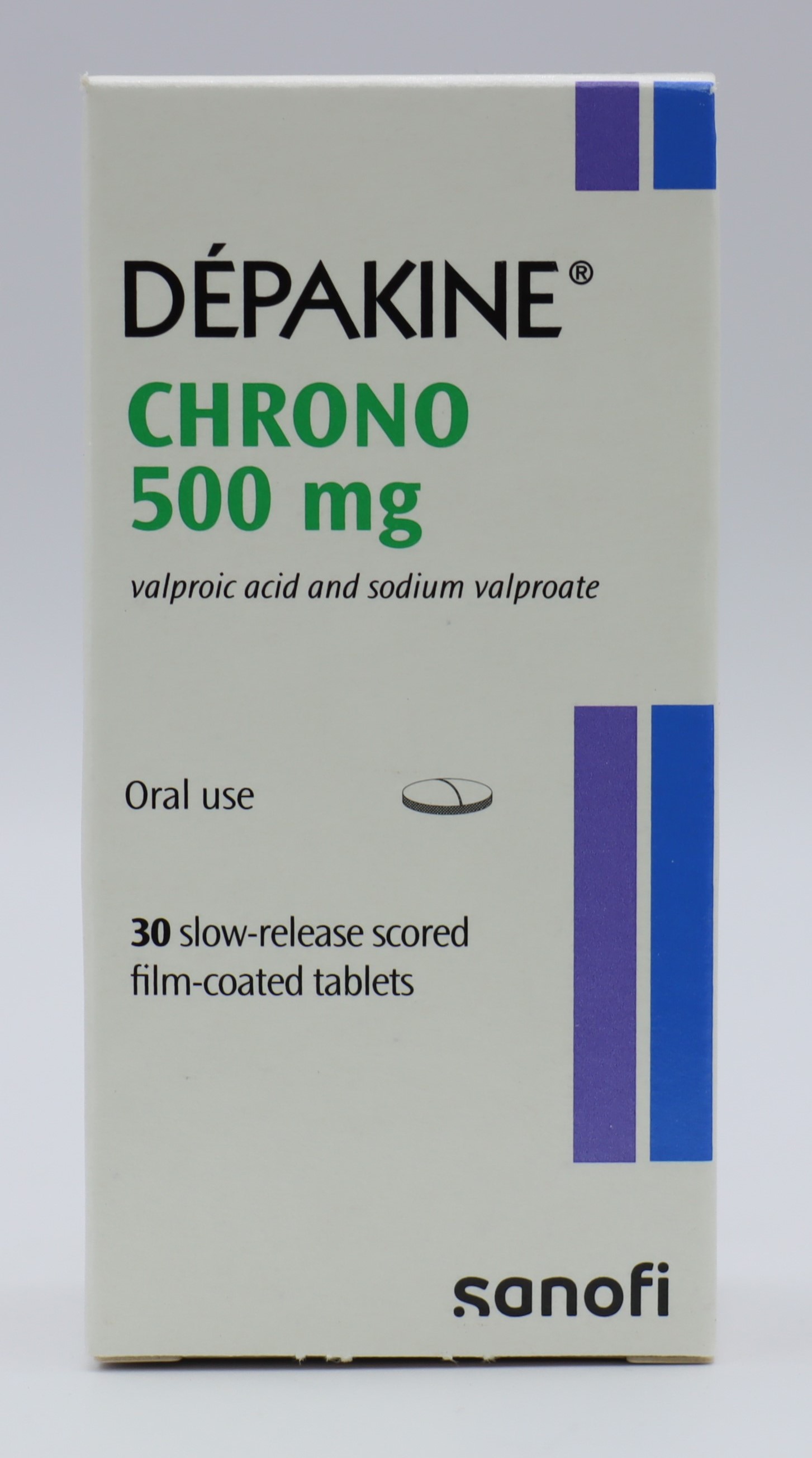 帝拔癲持續膜衣錠-500mg Depakine 30T/賽諾菲