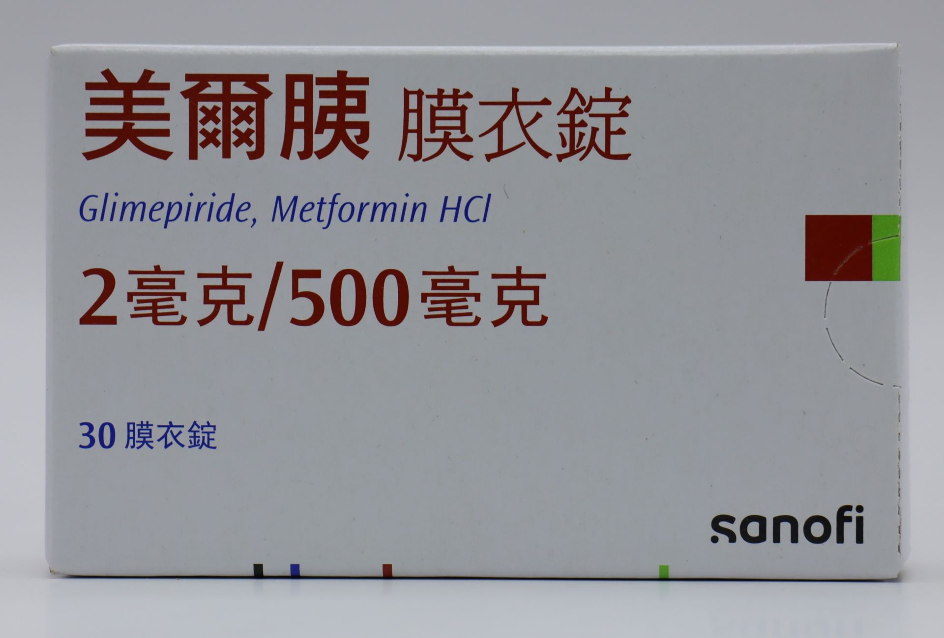 美爾胰錠-2mg/ 500mg Amaryl M 30T/賽諾菲
