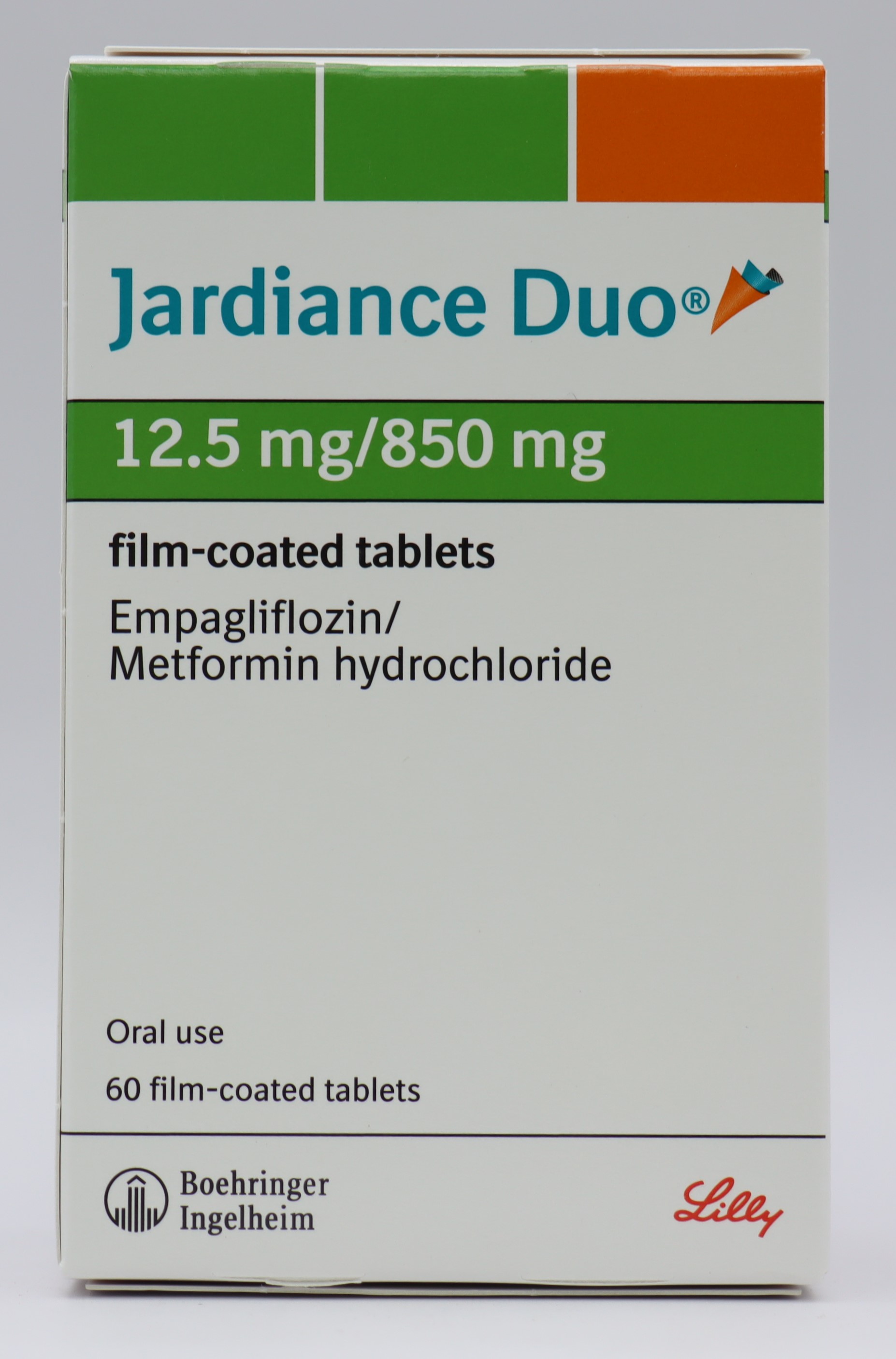 恩美糖膜衣錠-12.5/850mg Jardiance Duo 60T/百靈佳