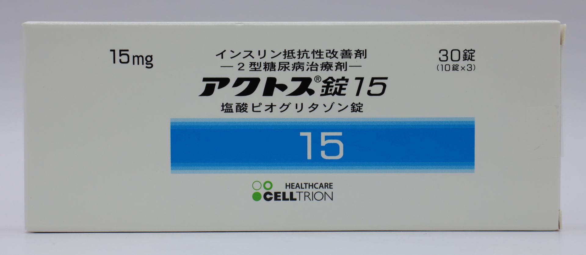 愛妥糖錠-15mg Actos 30T/武田