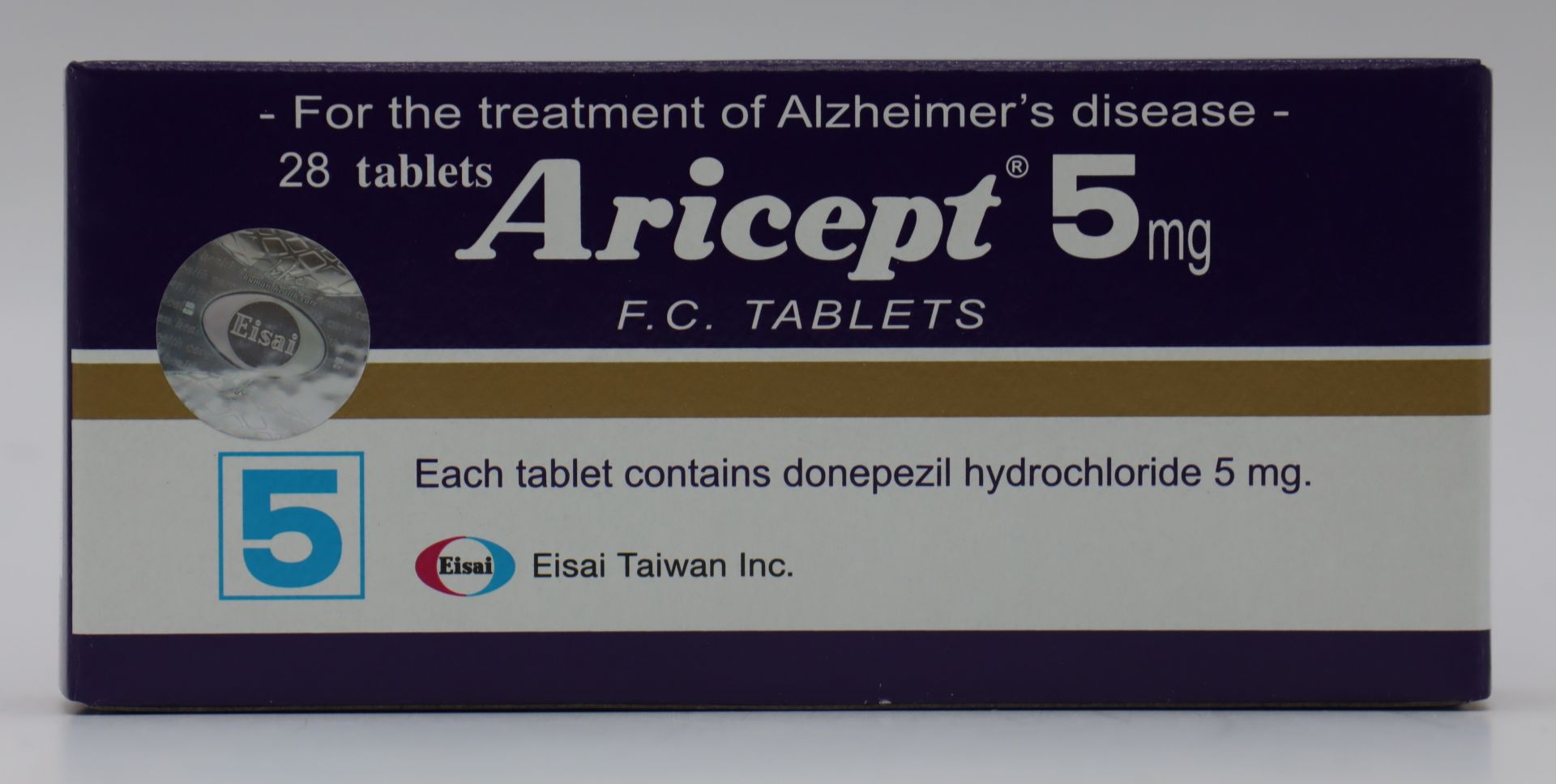 愛憶欣膜衣錠-5mg Aricept 28T/衛采