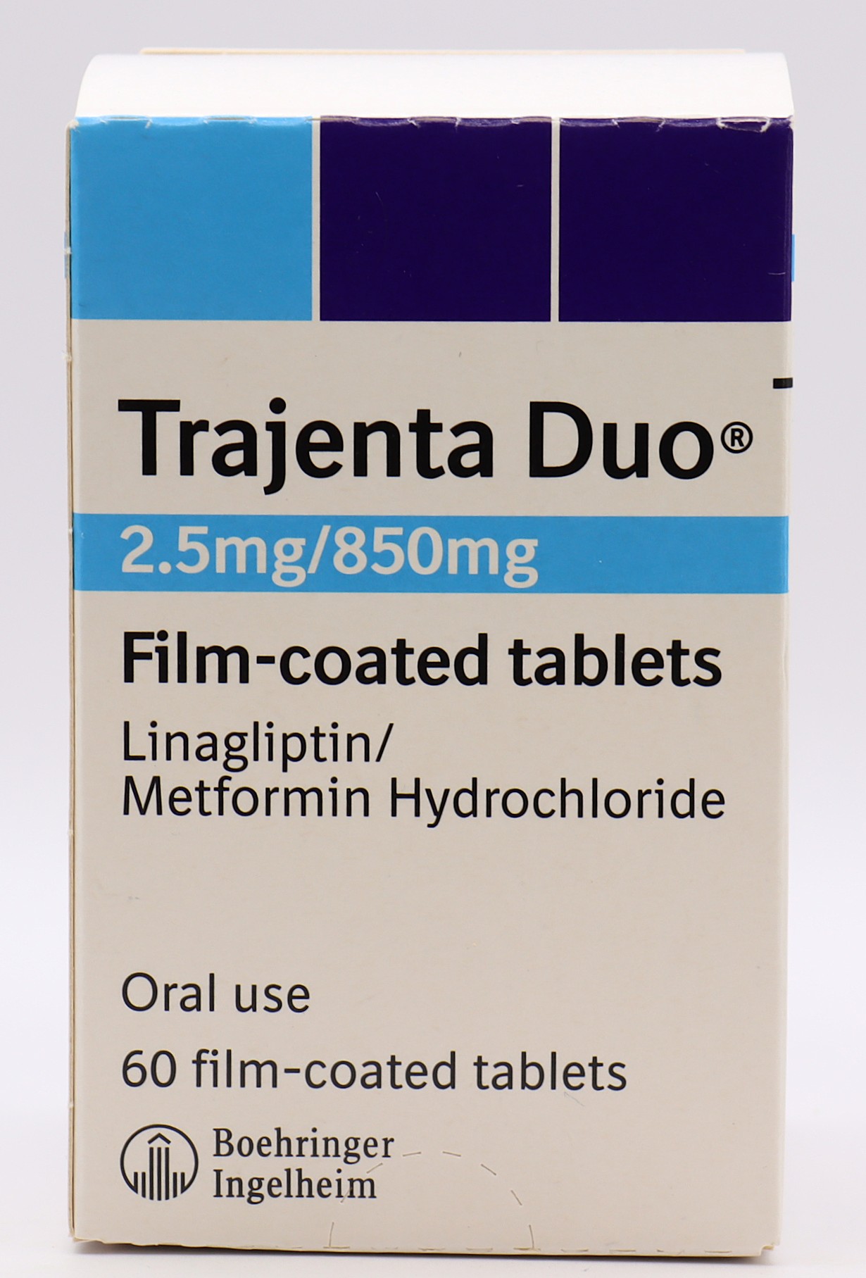 糖倍平膜衣錠-2.5/850mg Trajenta Duo 60T/百靈佳